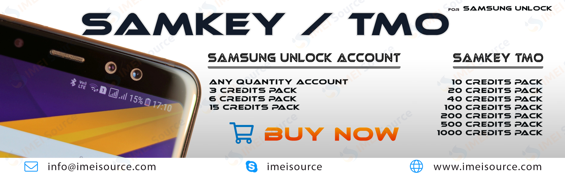 Samkey Accounts TMO Credits Packs Instant Service